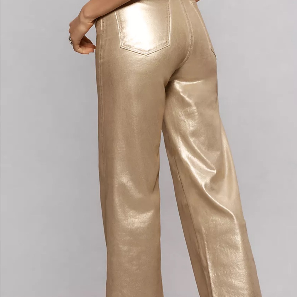 Joe's Jeans Metallic Gold Pants